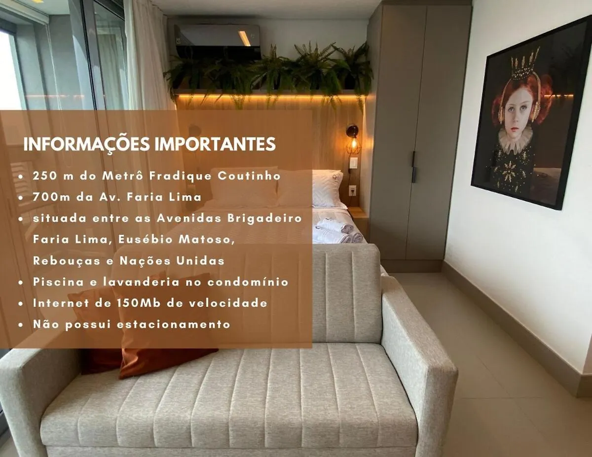 Loft Nina - Aconchegante Apartamento Em Pinheiros Sao Paulo 0*,