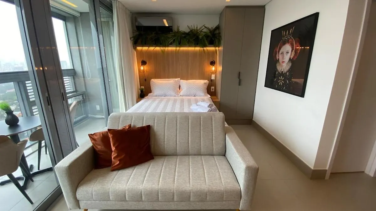 Loft Nina - Aconchegante Apartamento Em Pinheiros Sao Paulo Apartment